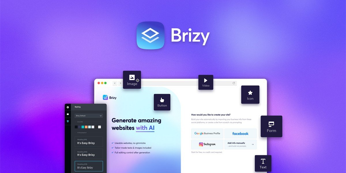 Brizy WordPress AppSumo featured AppSumo review featured image